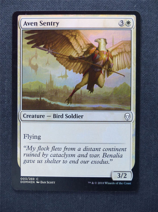 Aven Sentry Foil - Mtg Magic Cards #KY