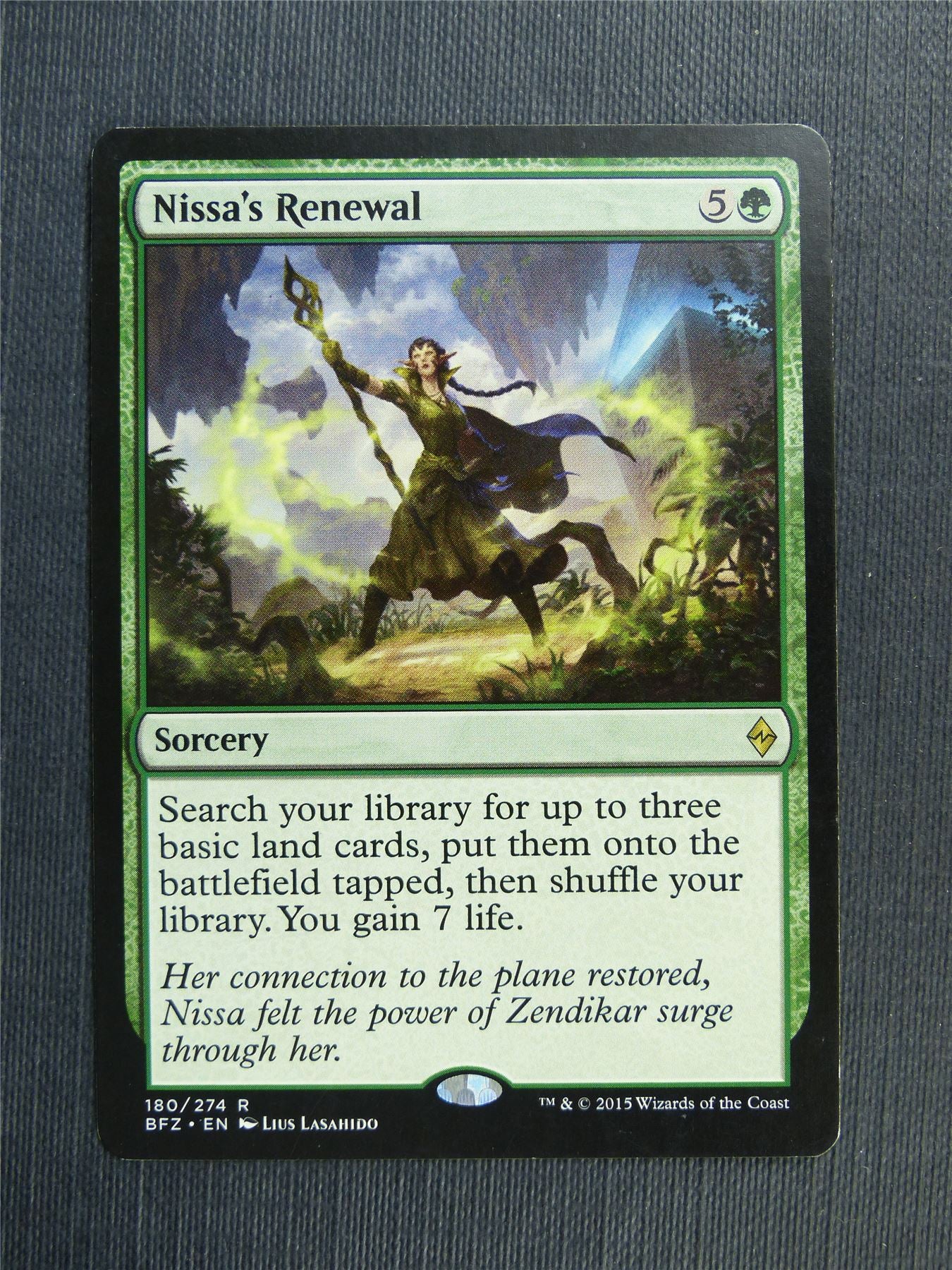 Nissa's Renewal - Mtg Magic Cards #3B6