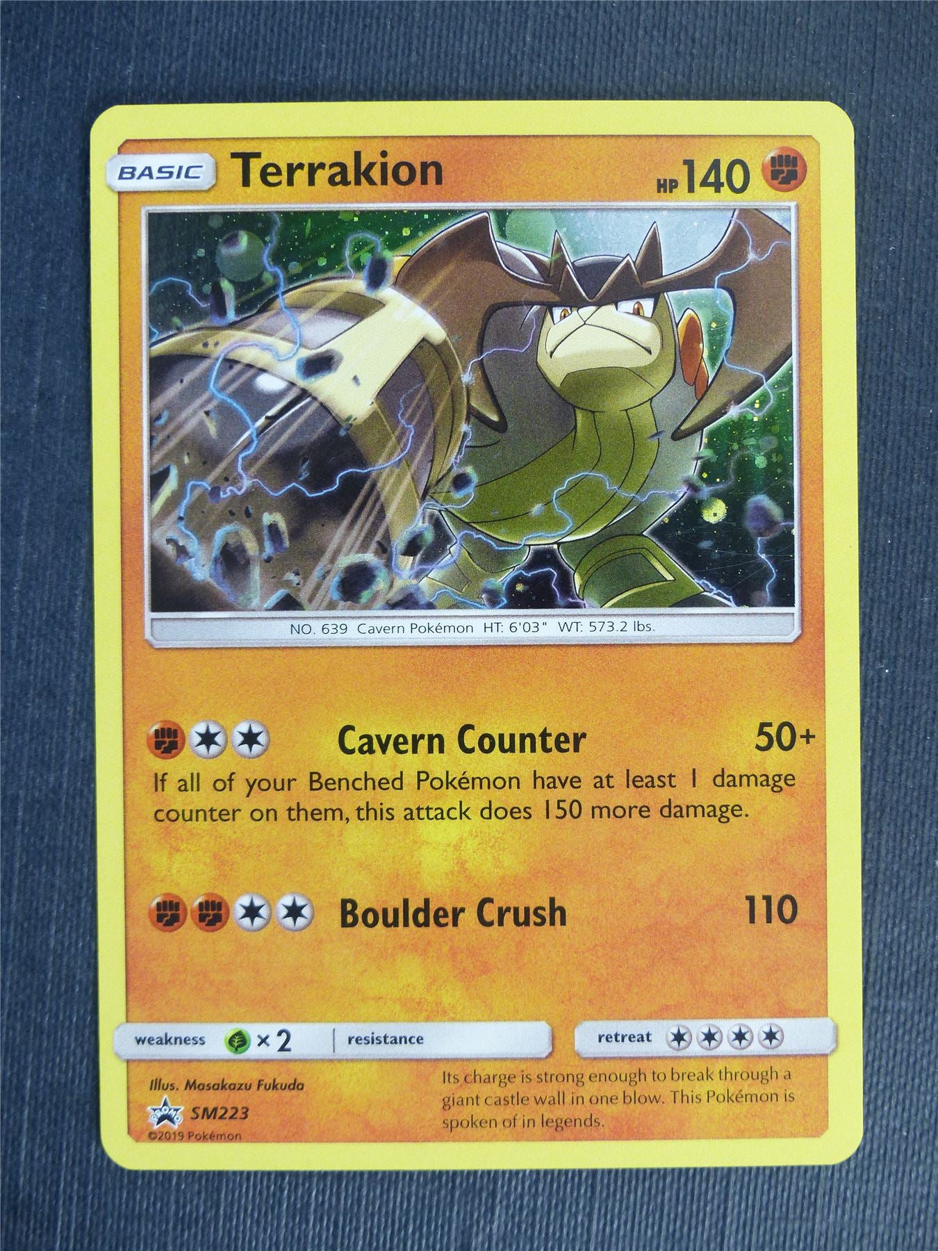 Terrakion SM223 Promo Holo - Pokemon Cards #2IO