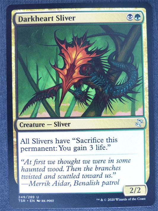 Darkheart Sliver - Remastered - Mtg Magic Cards #TH