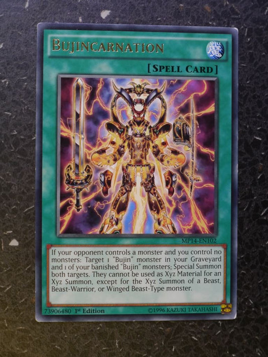 Yugioh Cards: BUJINCARNATION MP14 SUPER RARE # 3J86