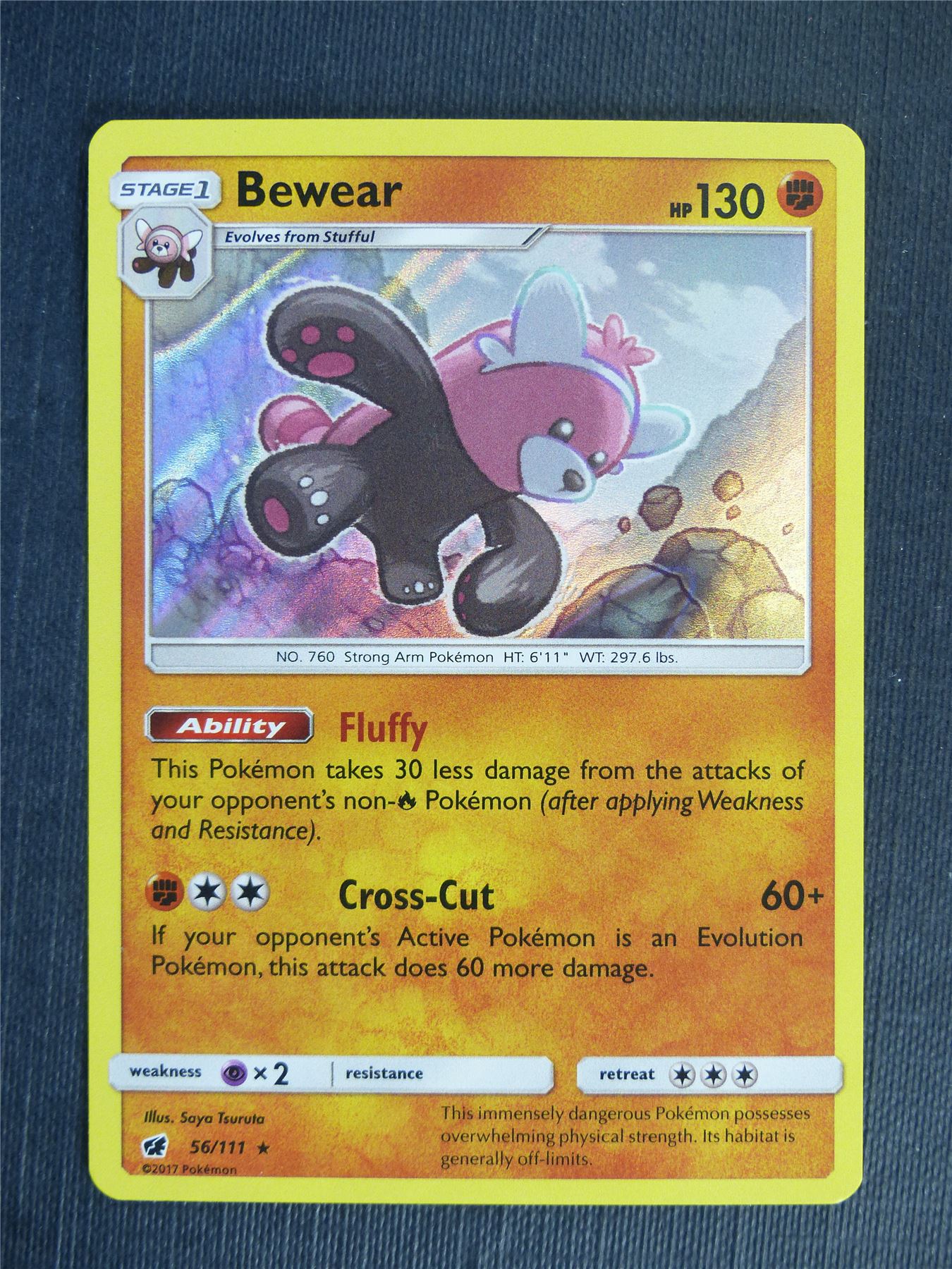 Bewear 56/111 Holo - Pokemon Cards #2IN