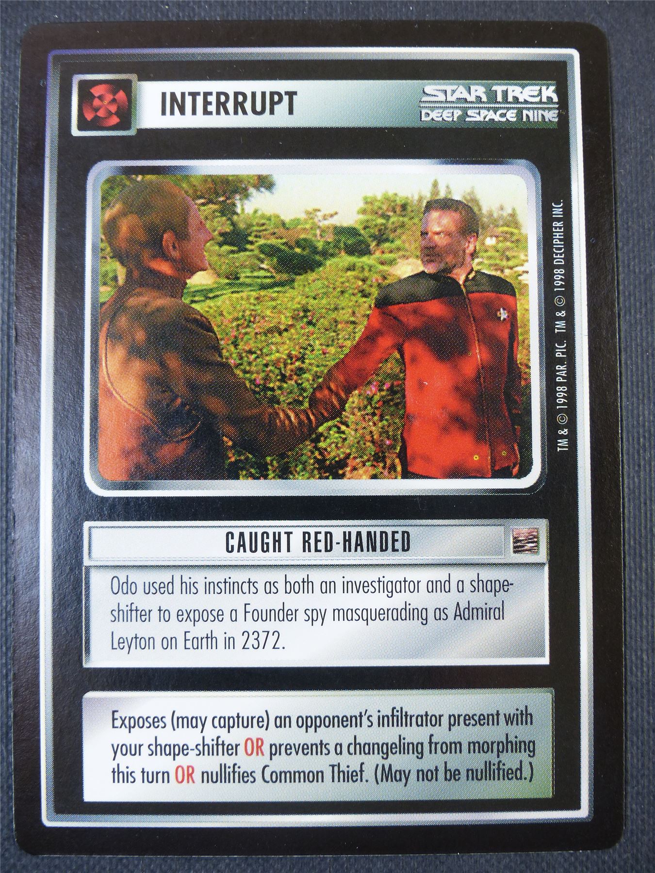 Caught Red-Handed - DS9 - Star Trek Card #67W