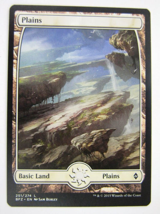 MTG Magic Cards: FULLART PLAINS 251/274 # 5D22