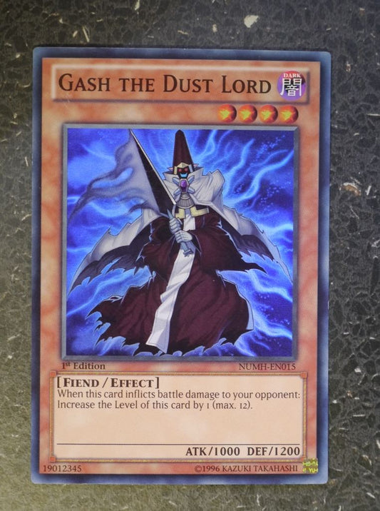 YuGiOh Cards: GASH THE DUST LORD NUMH SUPER RARE # G70