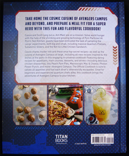 AVENGERS Campus: The Official Cookbook - Marvel Hardback #10I