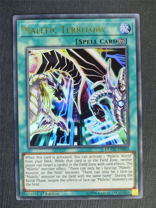 Malefic Territory DUOV Ultra Rare - 1st ed - Yugioh Cards #28B