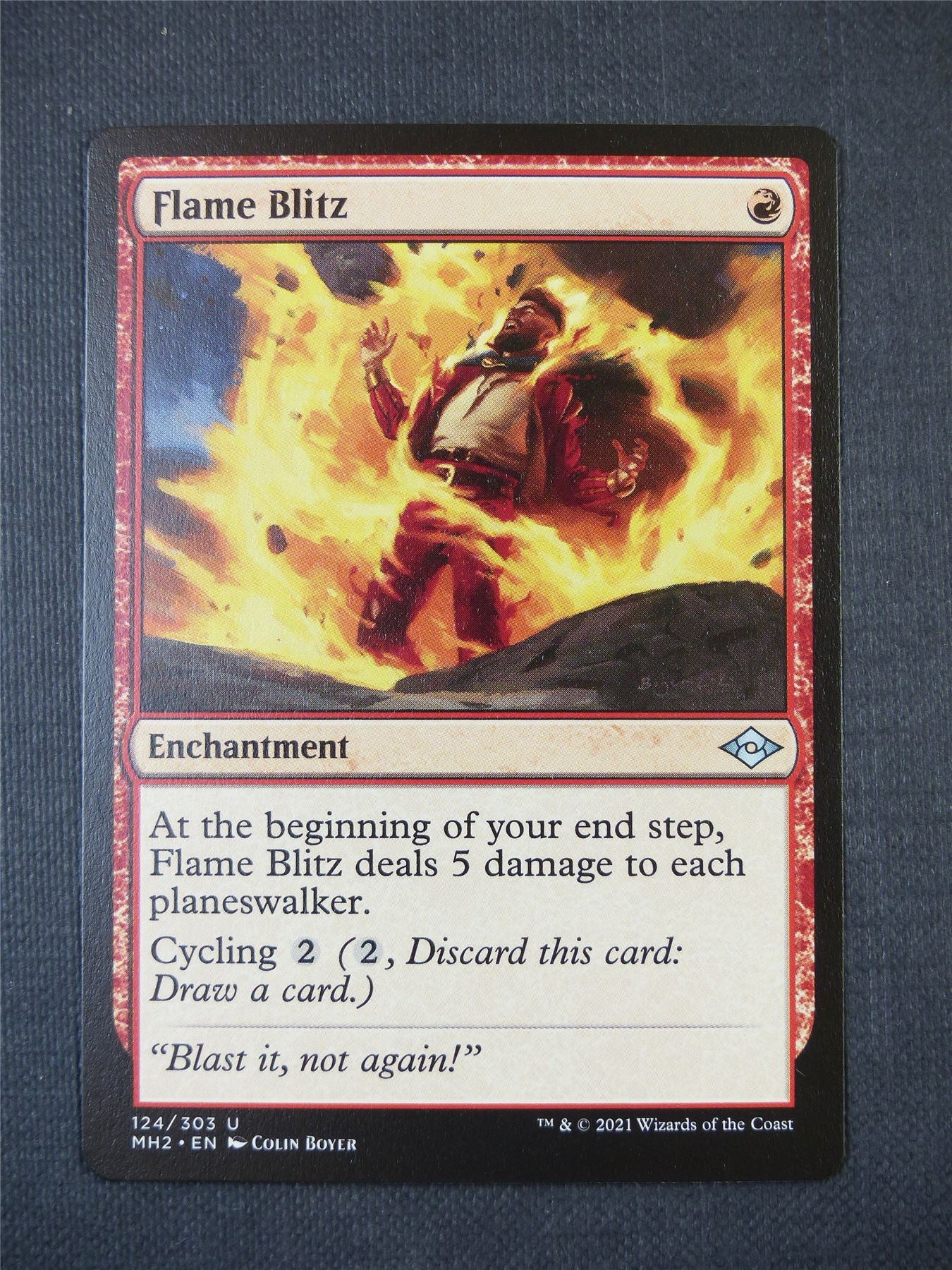 Flame Blitz - Uncommon - Mtg Card #52A