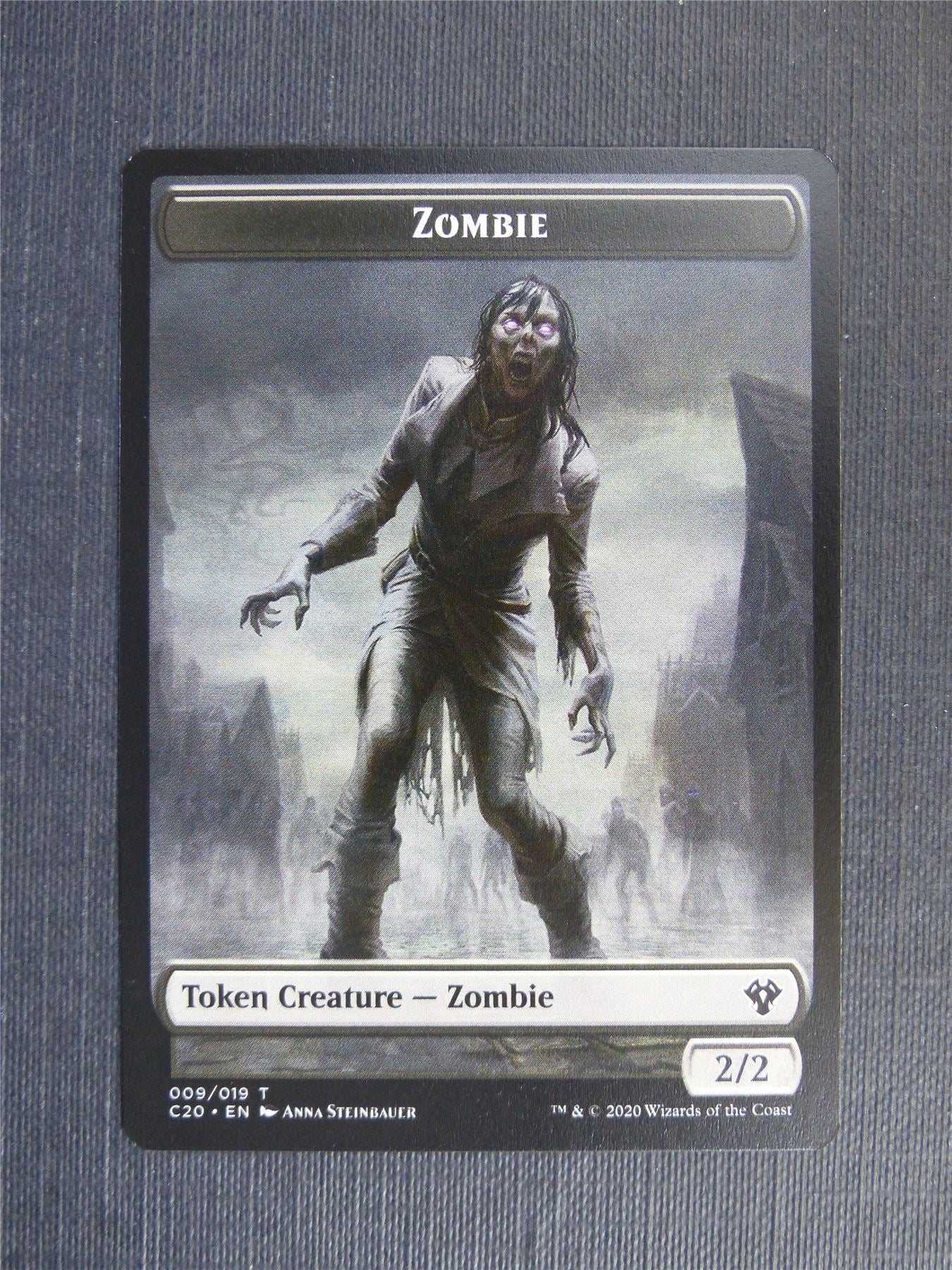 Zombie / Human Soldier Token - C20 - Mtg Card