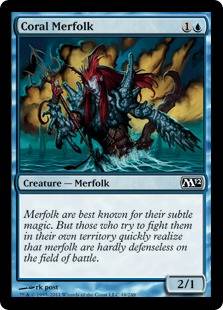 Mtg : 4x M12 Coral Merfolk