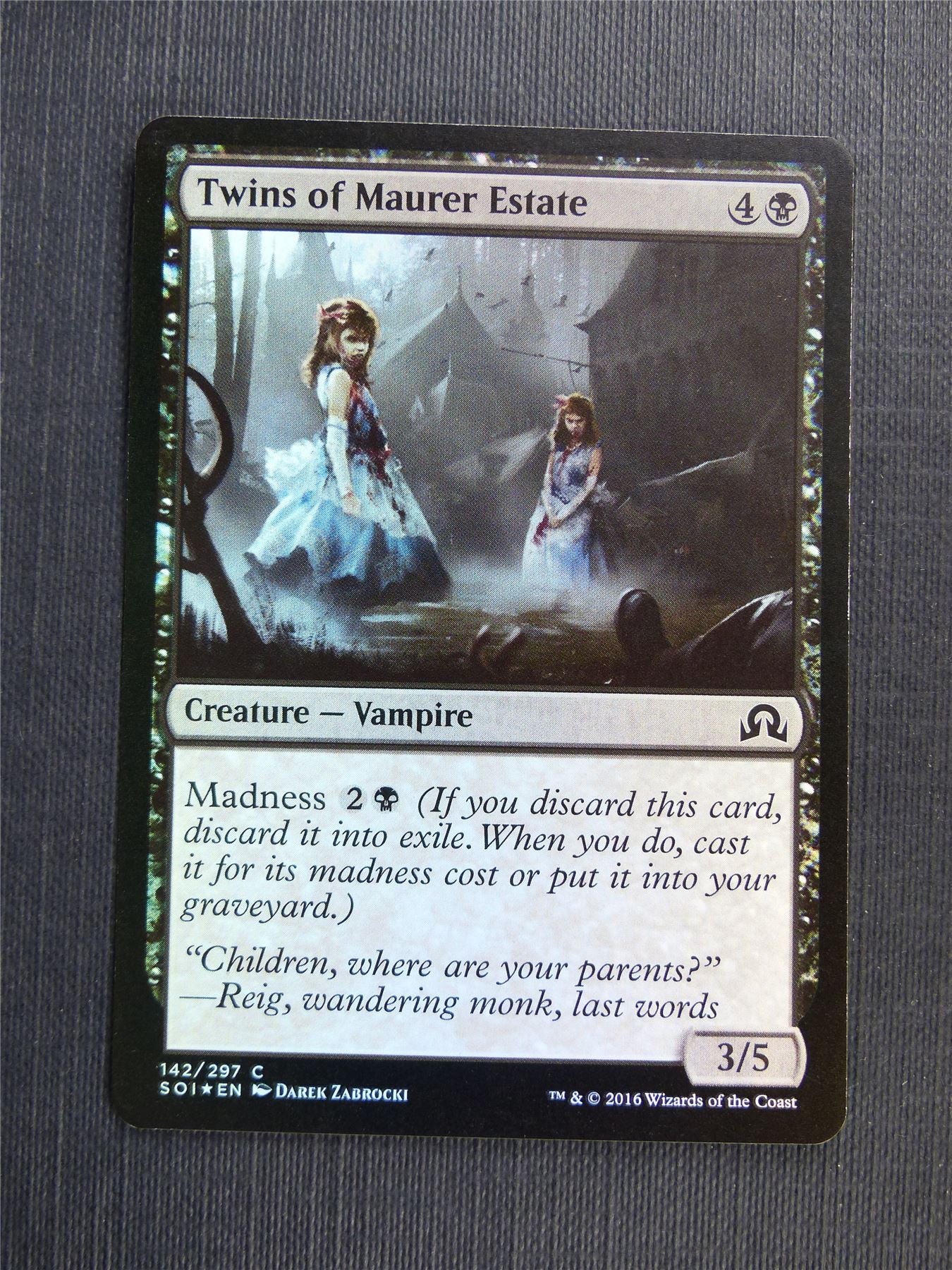 Twins of Maurer Estate Foil - Mtg Magic Cards #5BJ