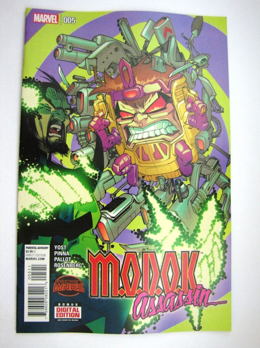 Marvel Comics:  M.O.D.O.K. ASSASSIN #5 NOVEMBER 2015 # 36C91