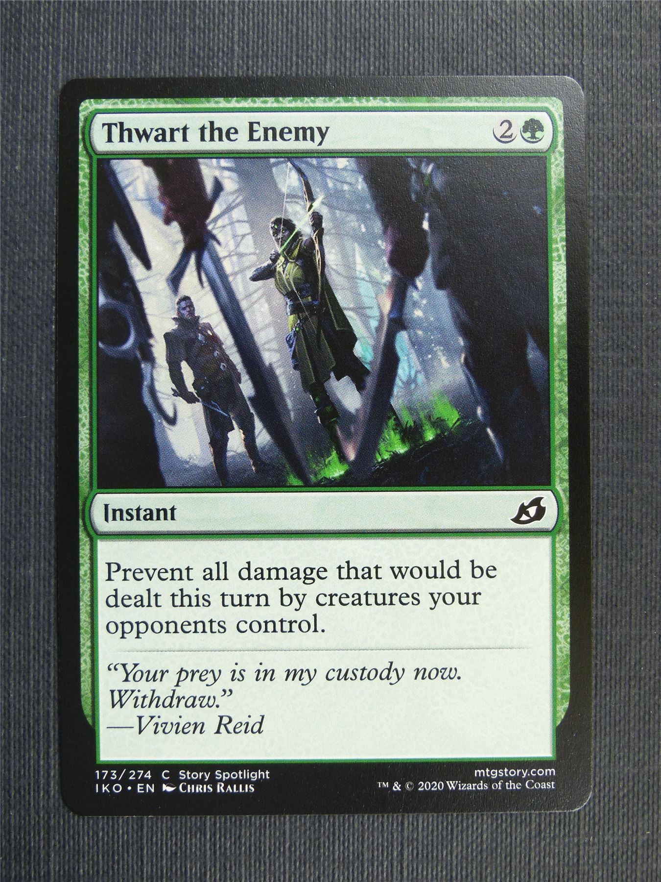 Thwart the Enemy - IKO Mtg Card