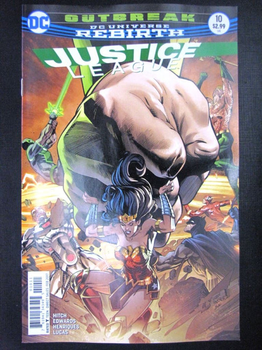 DC Comics:  JUSTICE LEAGUE #10 FEBRUARY 2017 # 21J12