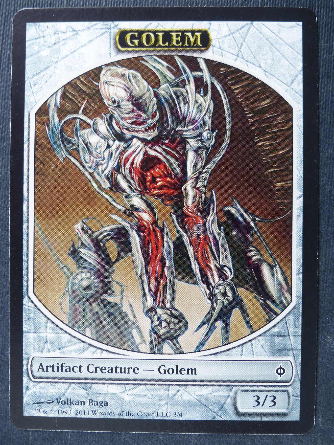 Golem Token - Mtg Card #41B