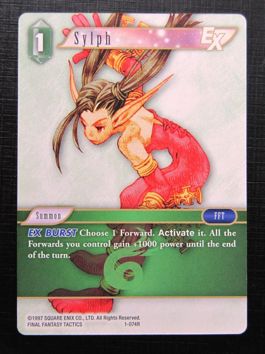 Final Fantasy Cards: SYLPH 1-074R # 27D71