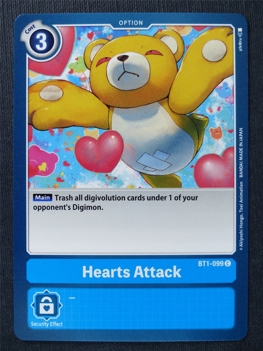 Hearts Attack BT1-099 C - Digimon Cards #SV