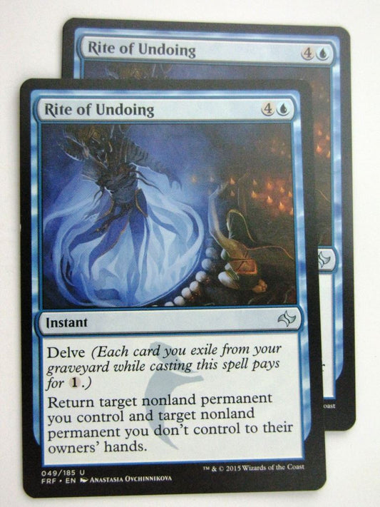 MTG Magic Cards: Fates Reforged: RITE OF UNDOING x2 # E92