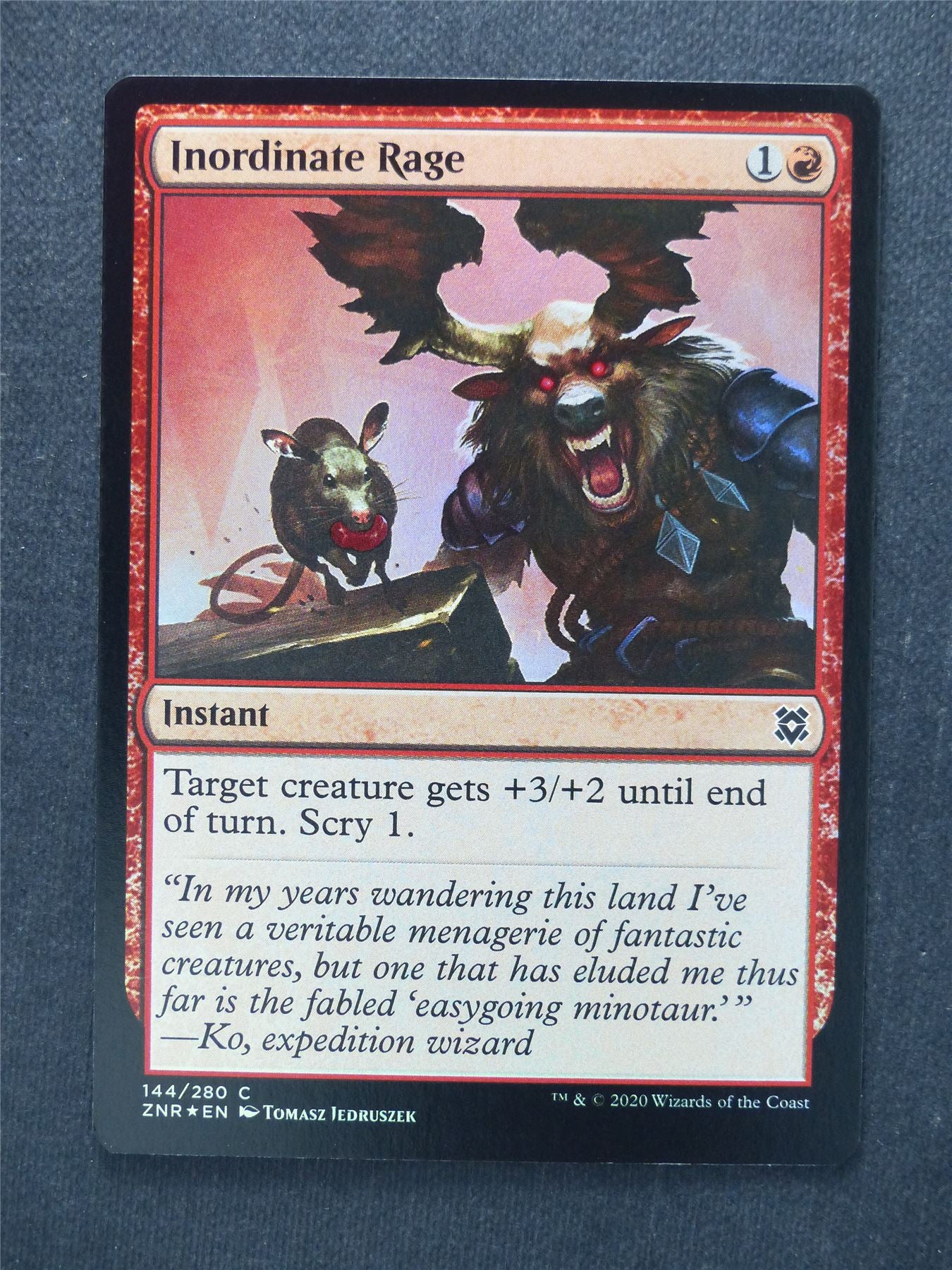 Inordinate Rage Foil - Mtg Magic Cards #R4