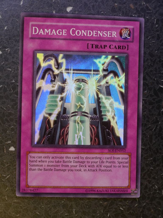 Yugioh Cards: DAMAGE CONDENSER SOI SUPER RARE # 4A77