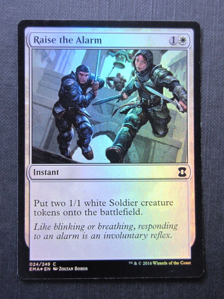 Raise the Alarm Foil - Mtg Magic Cards #9Y