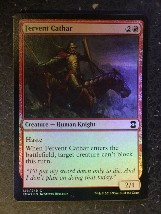 MTG Card: FERVENT CATHAR FOIL # 9H74