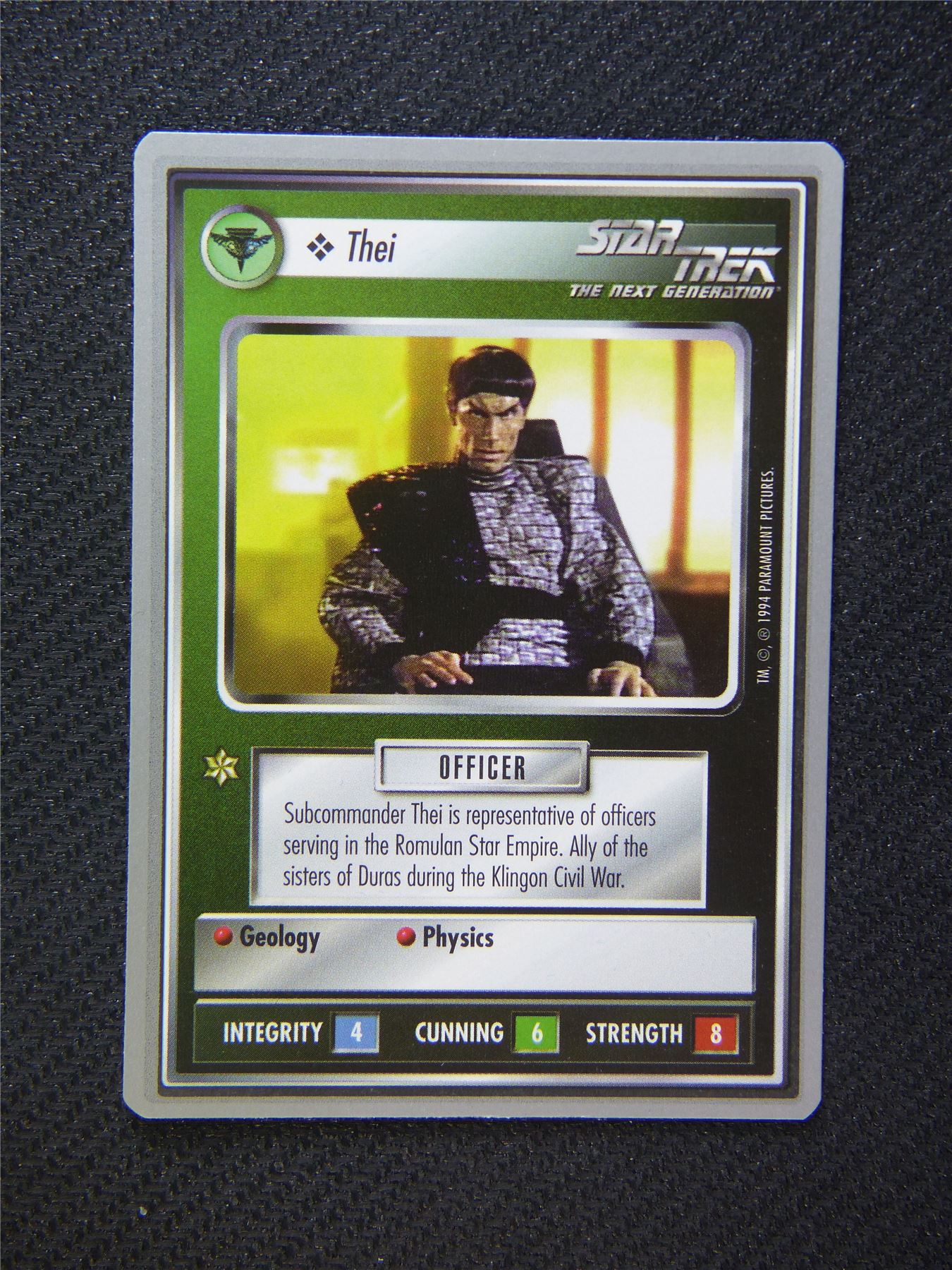 Thei - Star Trek Silver Border Card Decipher #2C1