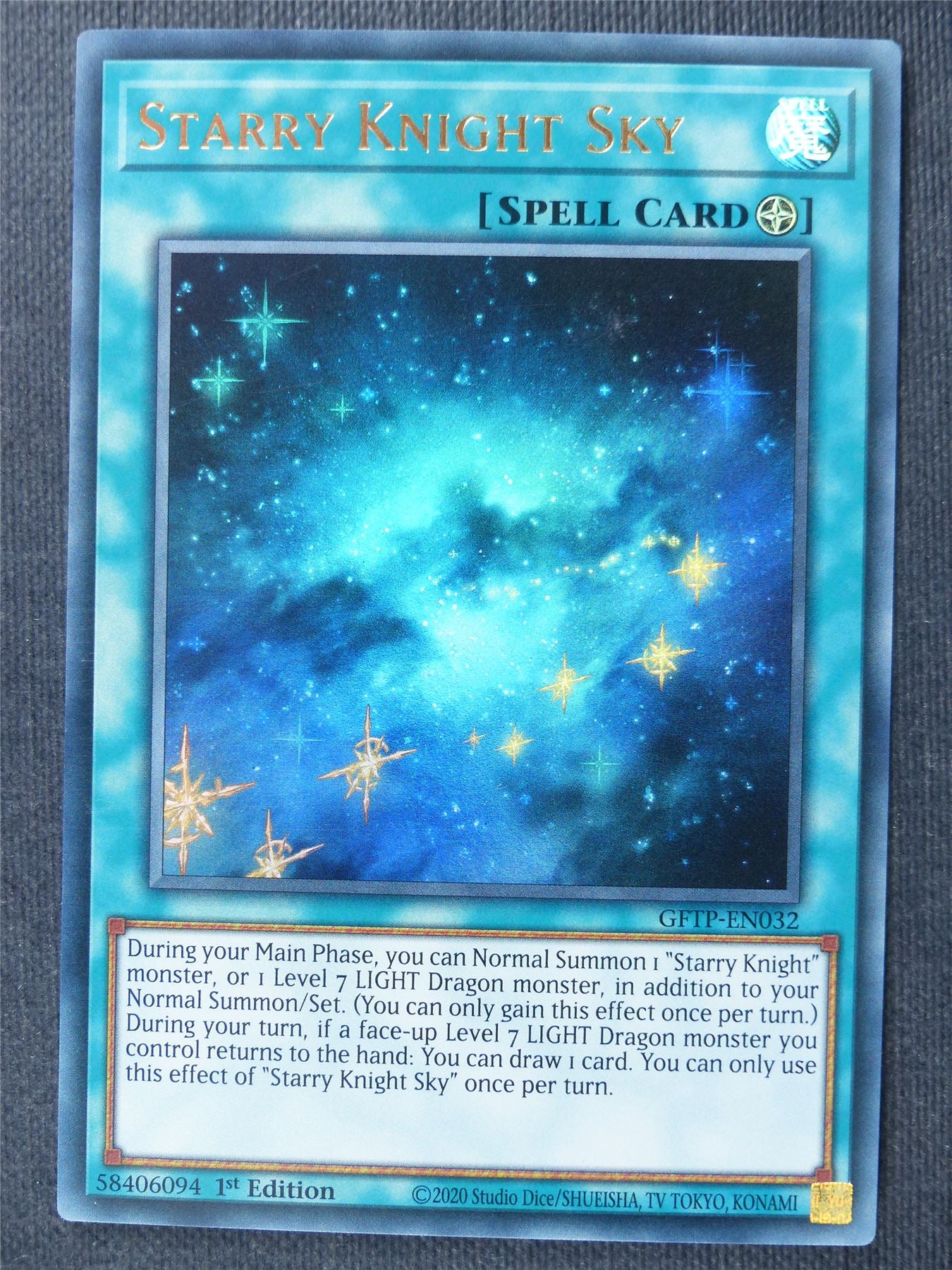 Starry Knight Sky GFTP Ultra Rare - 1st ed - Yugioh Cards #2MQ