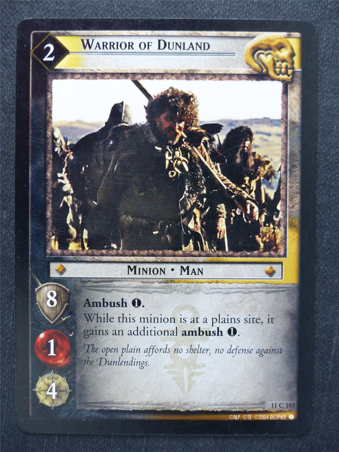 Warrior of Dunland 11 C 103 - LotR Cards #TT