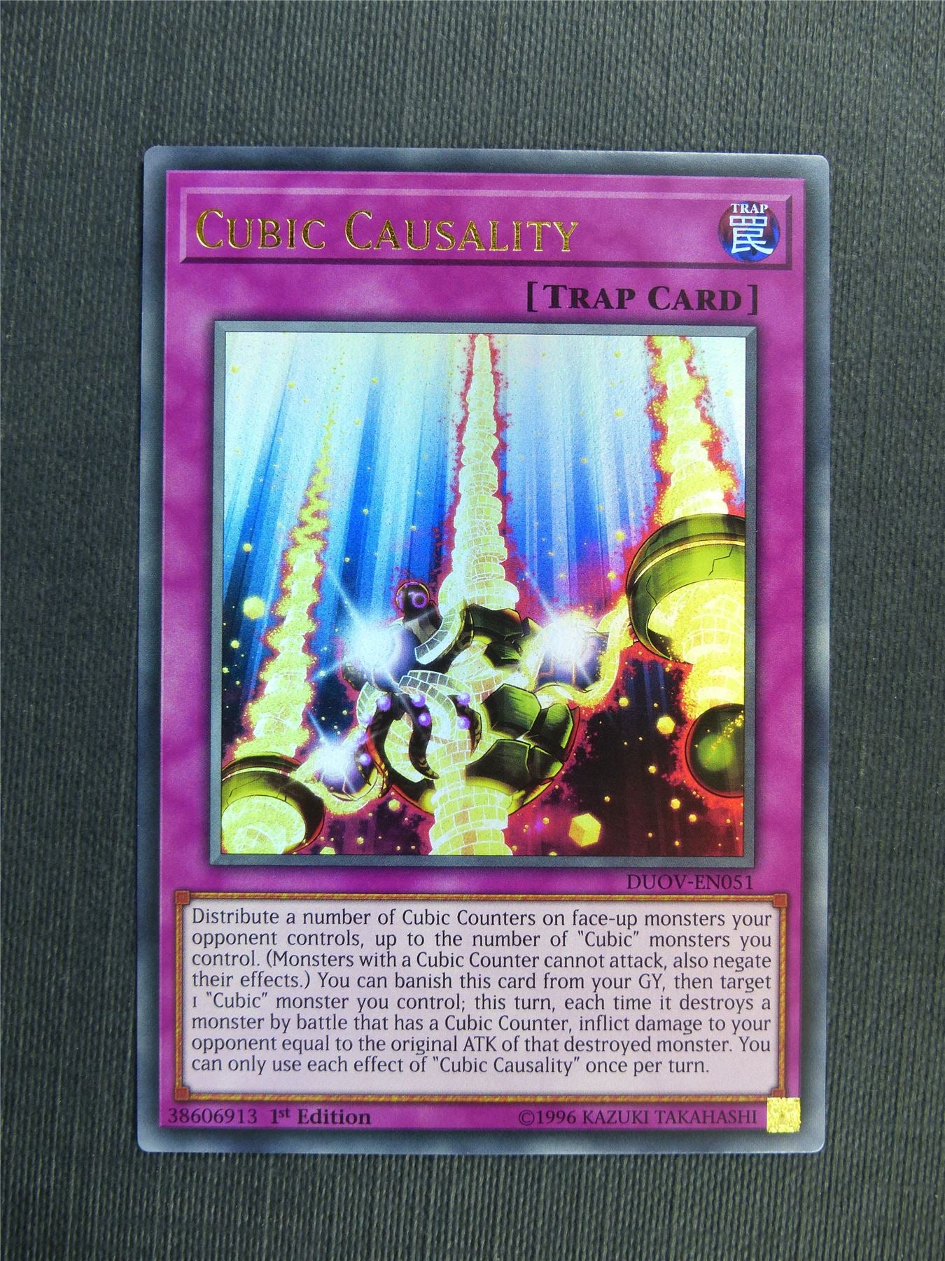 Cubic Causality DUOV Ultra Rare - 1st ed - Yugioh Cards #2XS