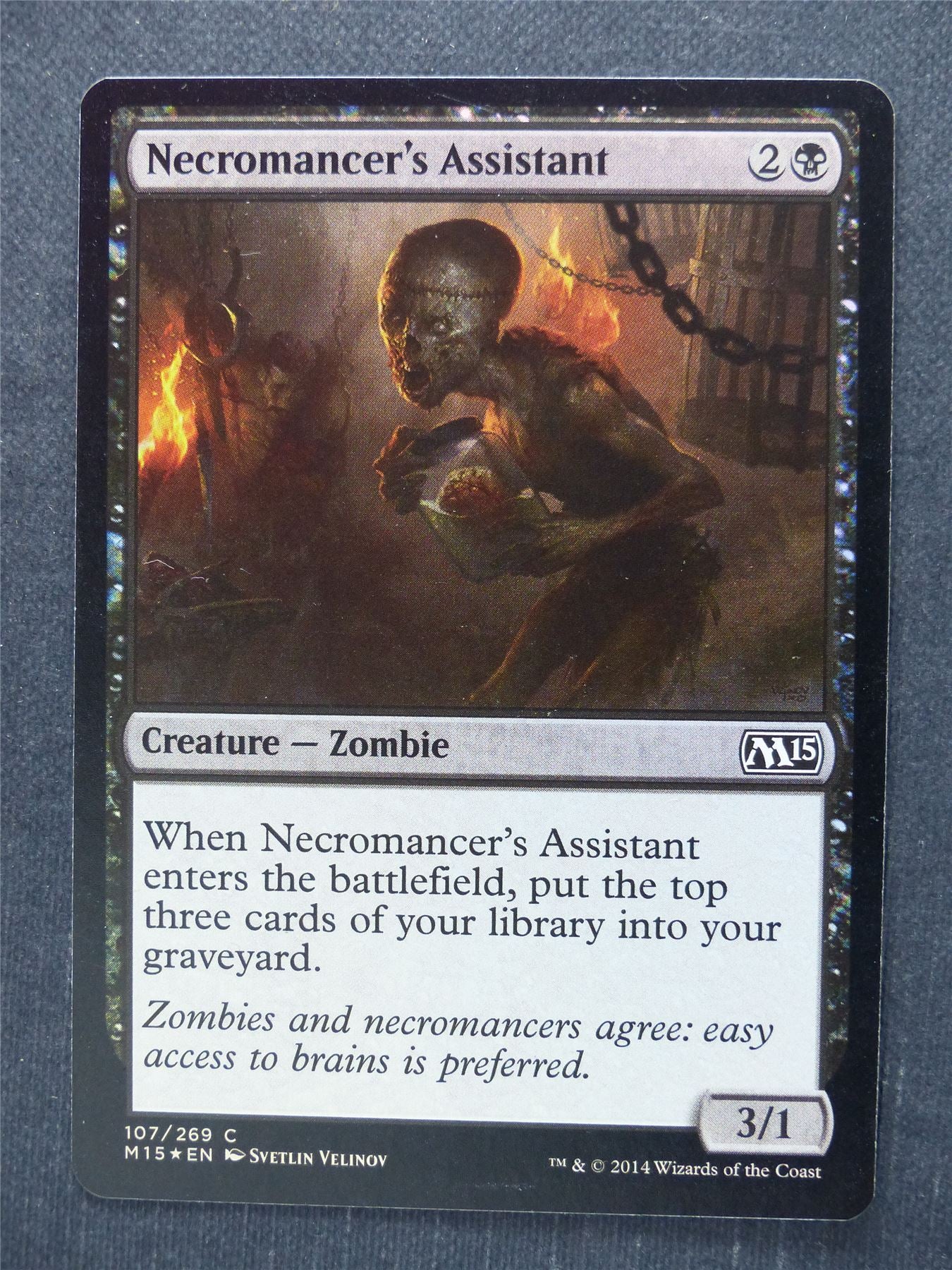 Necromancer's Assistant Foil - Mtg Magic Cards #NY