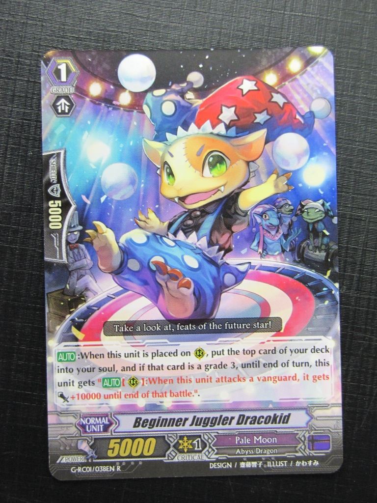 Vanguard Cards: BEGINNER JUGGLER DRACOKID G-RC01 R # 26B79