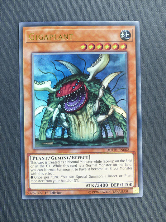 Gigaplant DUOV Ultra Rare - 1st ed - Yugioh Cards #2X9