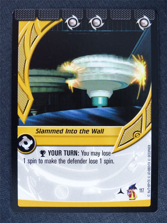 Slammed into the Wall 117 - Beyblade Cards #XG