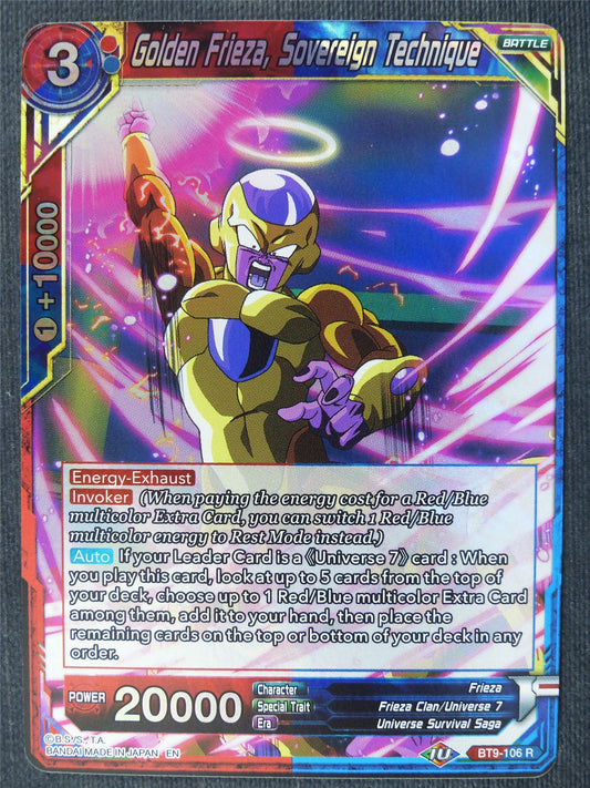 Golden Frieza Sovereign Technique R - Dragon Ball Super Cards #46K