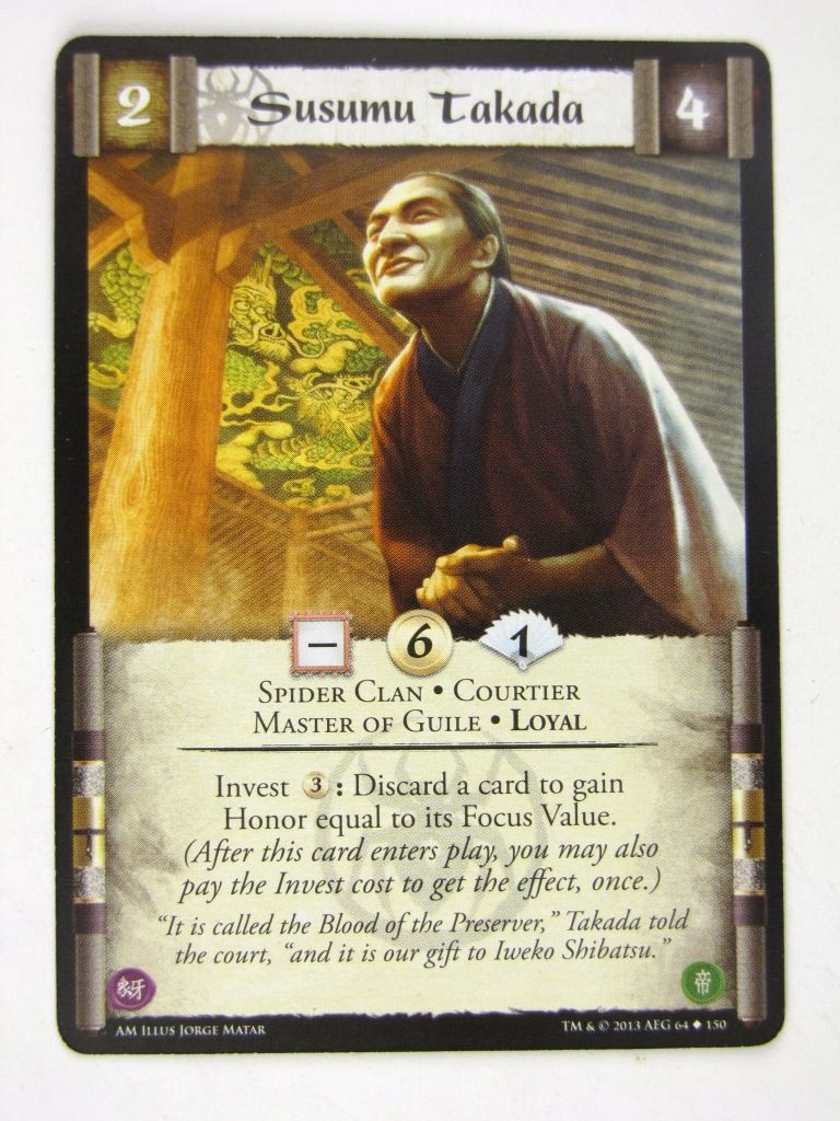 L5R Cards: Aftermath: SUSUMU TAKADA # 14H39