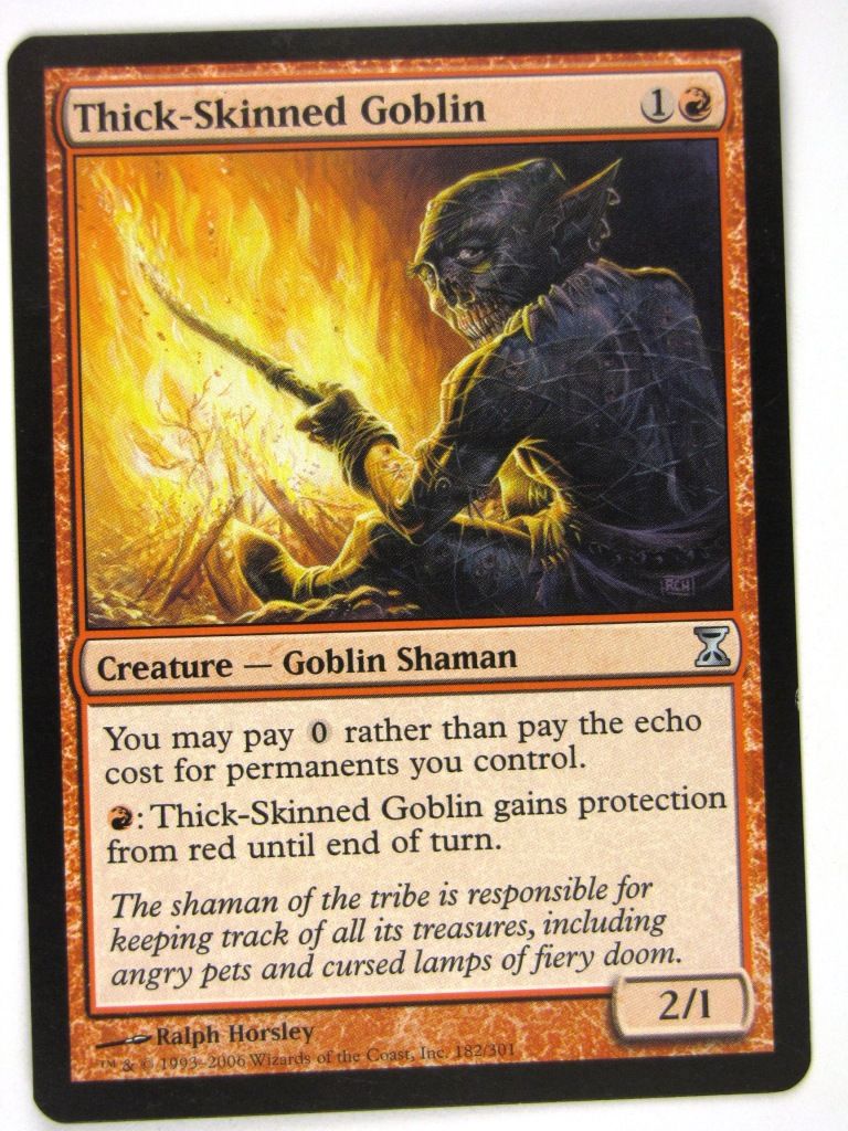 MTG Magic: The Gathering Cards: THICK-SKINNED GOBLIN: TSP