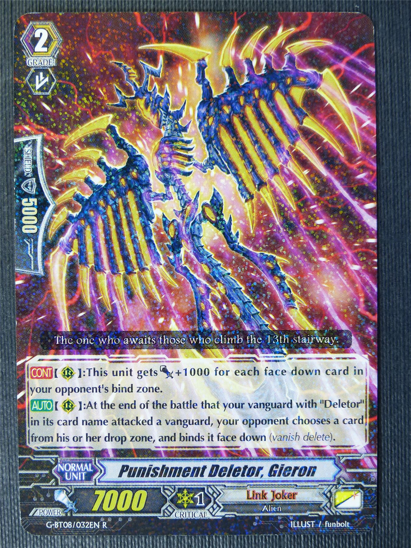 Punishment Deletor Gieron G-BT08 R - Vanguard Card #7Y3