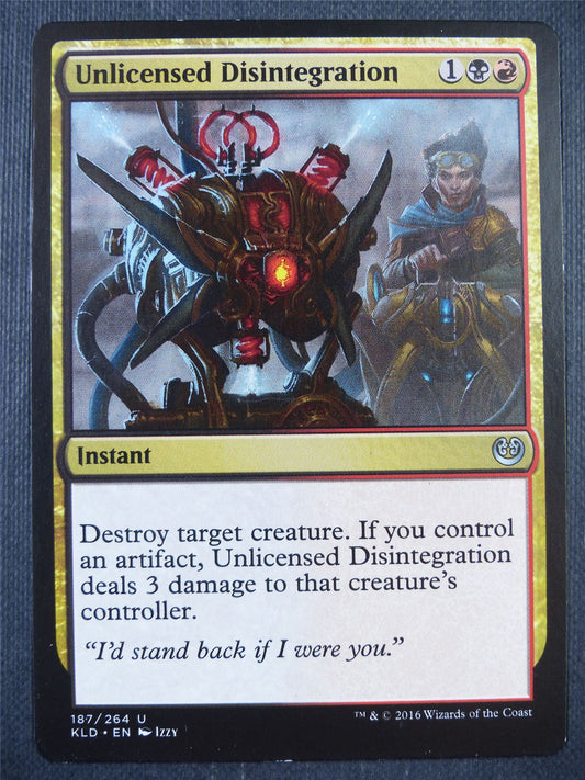 Unlicensed Disintegration - Mtg Card #8TU