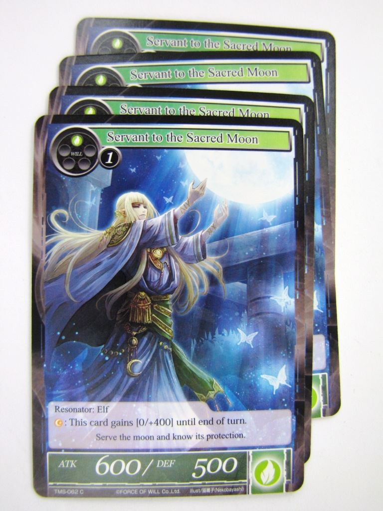 Force of Will Cards: SERVANT TO THE SACRED MOON x4 # 7I67