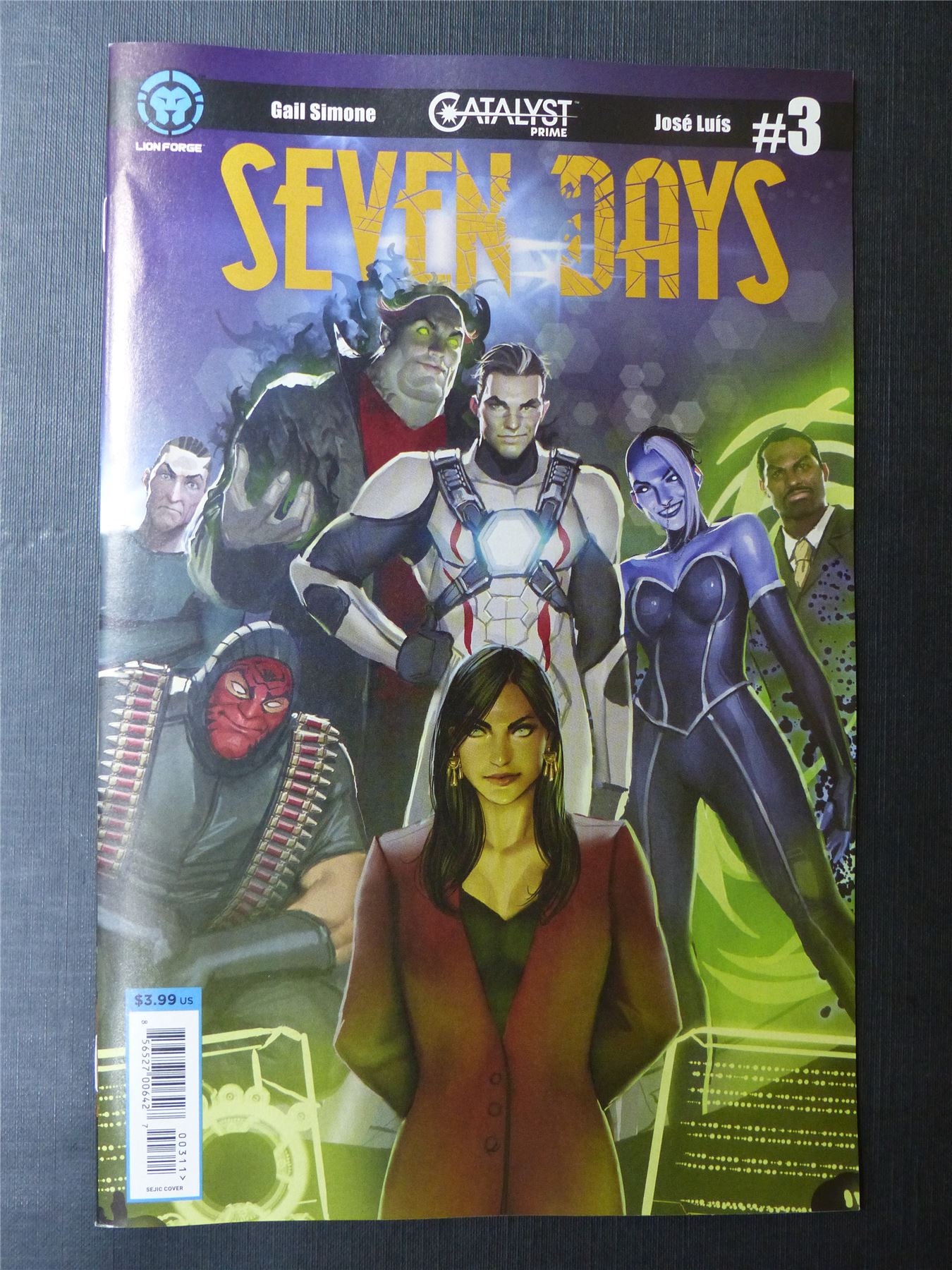 Cataltyst Prime: SEVEN Days #3 - December 2019 - Lion Forge Comics #MN