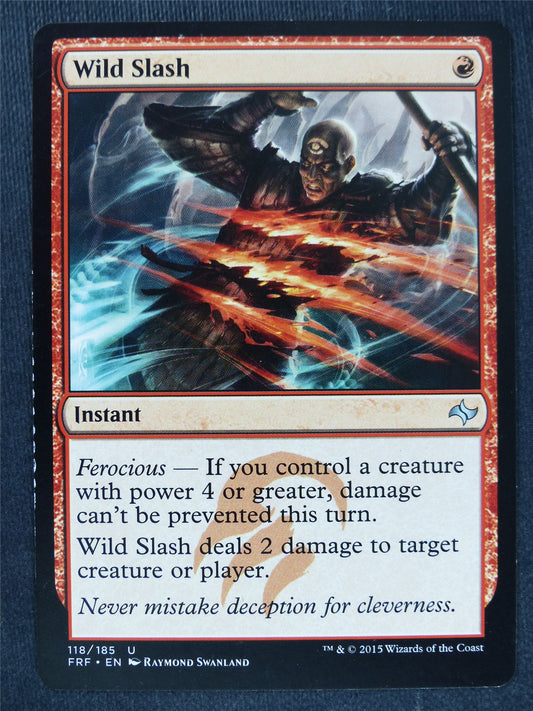 Wild Slash - Mtg Magic Cards #BV
