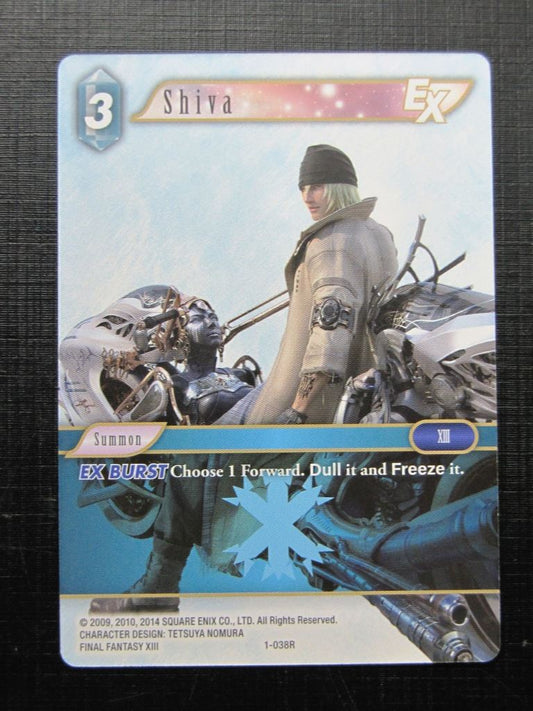 Final Fantasy Cards: SHIVA 1-038R # 24A89