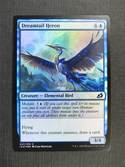 Dreamtail Heron Foil - IKO - Mtg Card