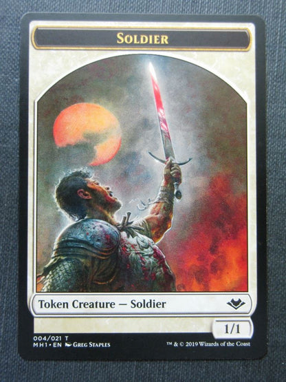 Soldier Elephant Token - Modern Horizons - Mtg Magic Cards # 8A86