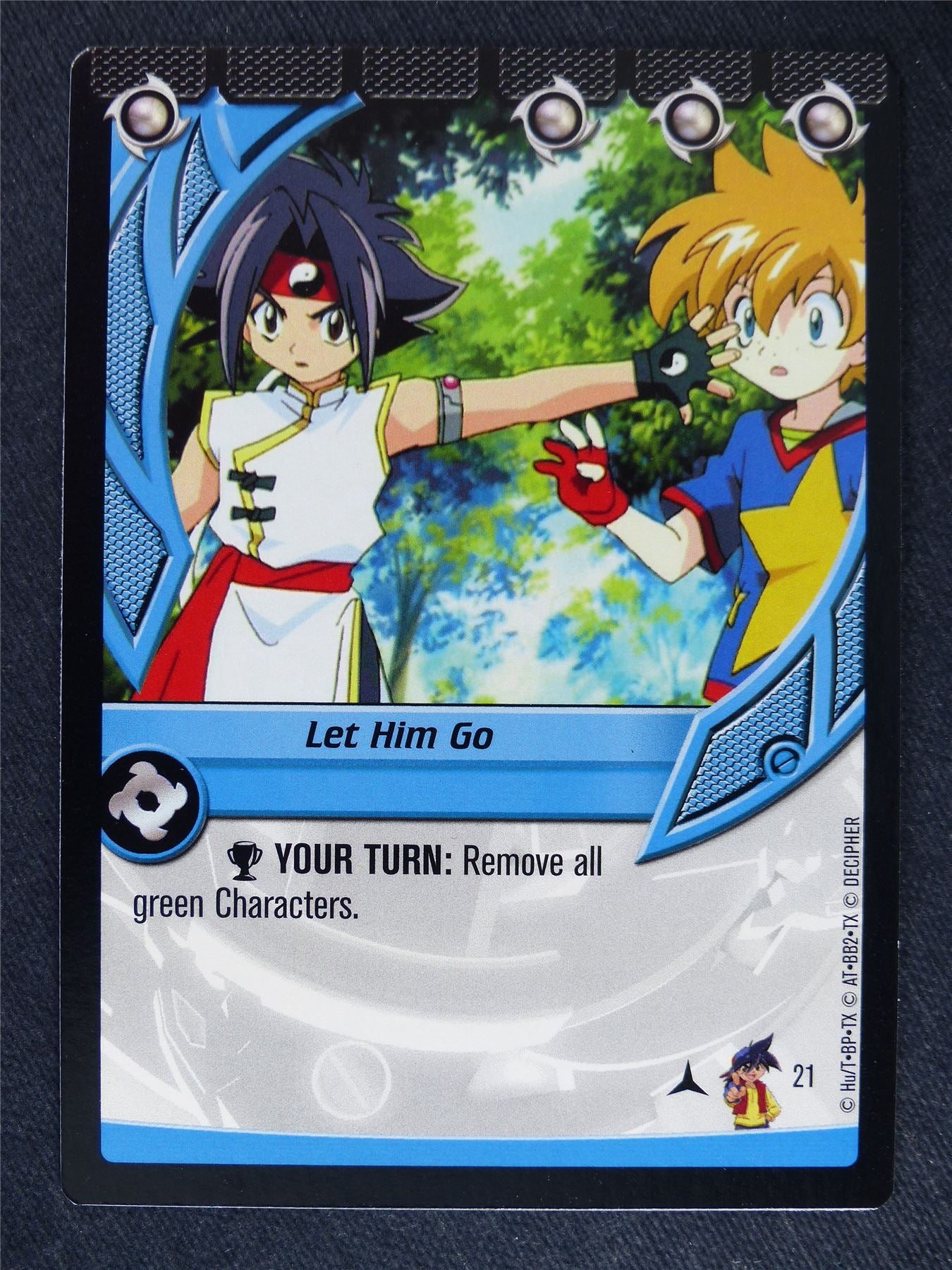 Let Him Go 21 - Beyblade Cards #WI