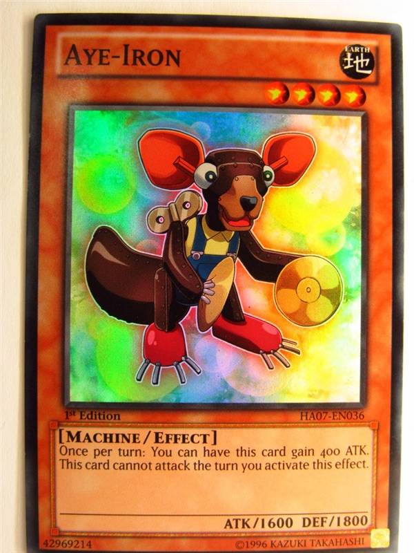 AYE-IRON HA07 SUPER RARE - Yugioh Card