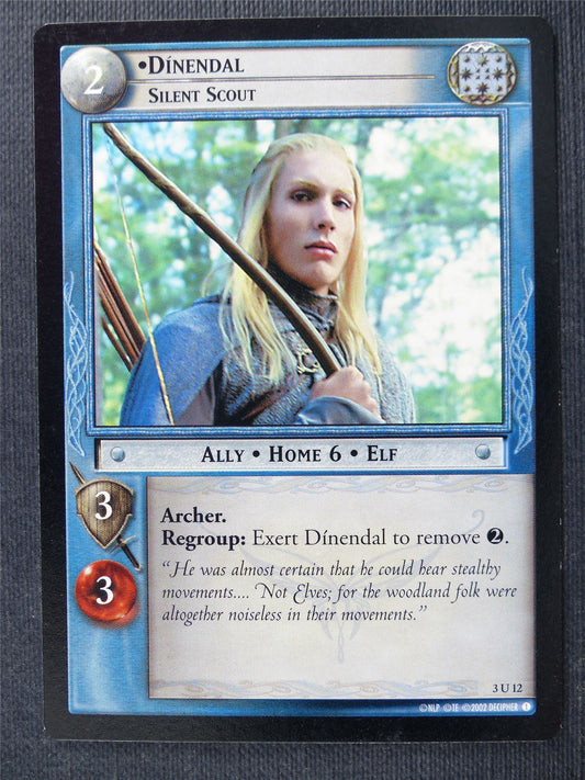 Dinendal 3 U 12 - LotR Cards #2T1