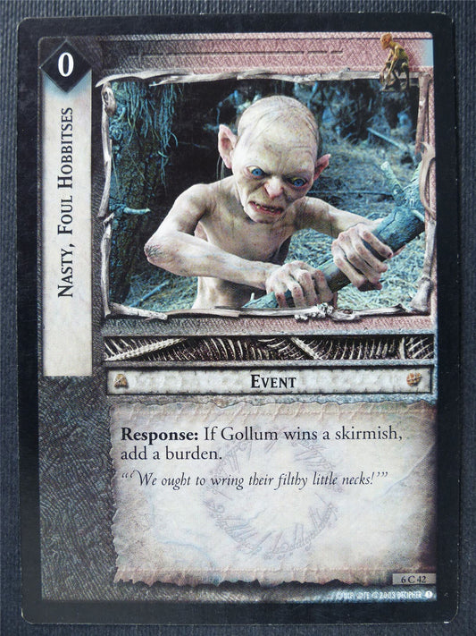 Nasty Foul Hobbitses 6 C 42 - LotR Card #3J8