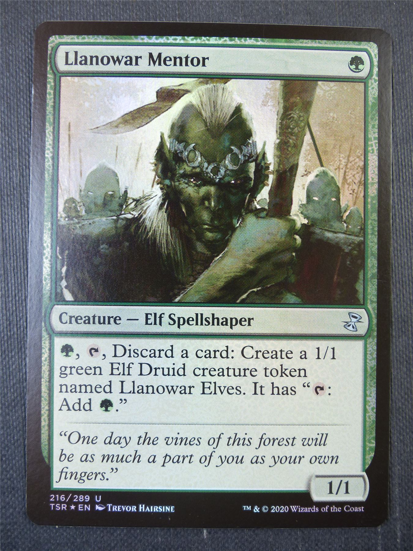 Llanowar Mentor Foil - Mtg Card #92H